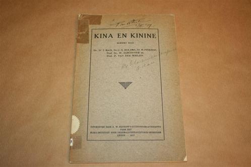 Kina en kinine - Oude uitgave 1927 [middel tegen malaria], Boeken, Gezondheid, Dieet en Voeding, Gelezen, Dieet en Voeding, Ophalen of Verzenden
