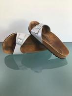 Birkenstock 37 Madrid zilver | Gratis verzenden, Slippers, Overige kleuren, Verzenden, Zo goed als nieuw