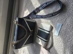 Michael Kors Whitney shoulder bag en portomonnee, Ophalen of Verzenden, Gebruikt, Blauw, Schoudertasje