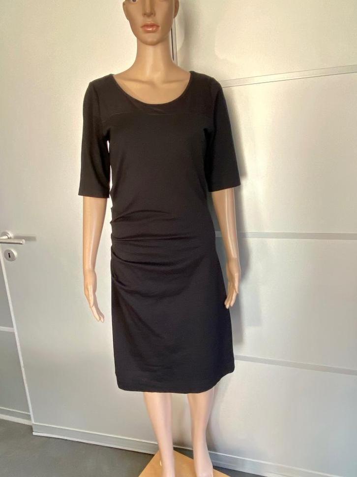 i506 Claudia Strater maat 38=M jurk jurkje zwart, Kleding | Dames, Jurken, Zo goed als nieuw, Maat 38/40 (M), Zwart, Knielengte