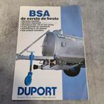BSA Duport Folder mest pomp systemen, Ophalen of Verzenden, Zo goed als nieuw, Onbekend, Folder