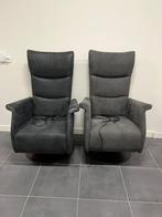 SET Relax stoelen, Huis en Inrichting, Fauteuils, Minder dan 75 cm, Leer, Ophalen of Verzenden, Zo goed als nieuw