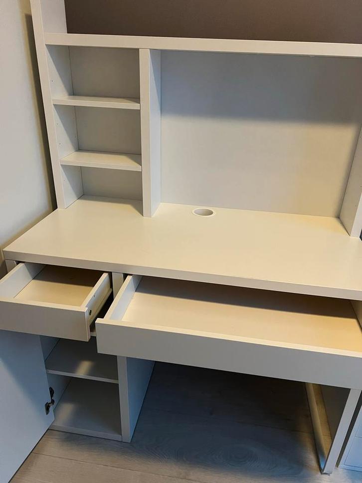 IKEA Bureau met Opbergruimte, Huis en Inrichting, Kasten | Computermeubels, Gebruikt, 70 tot 120 cm, 70 tot 120 cm, 40 tot 80 cm
