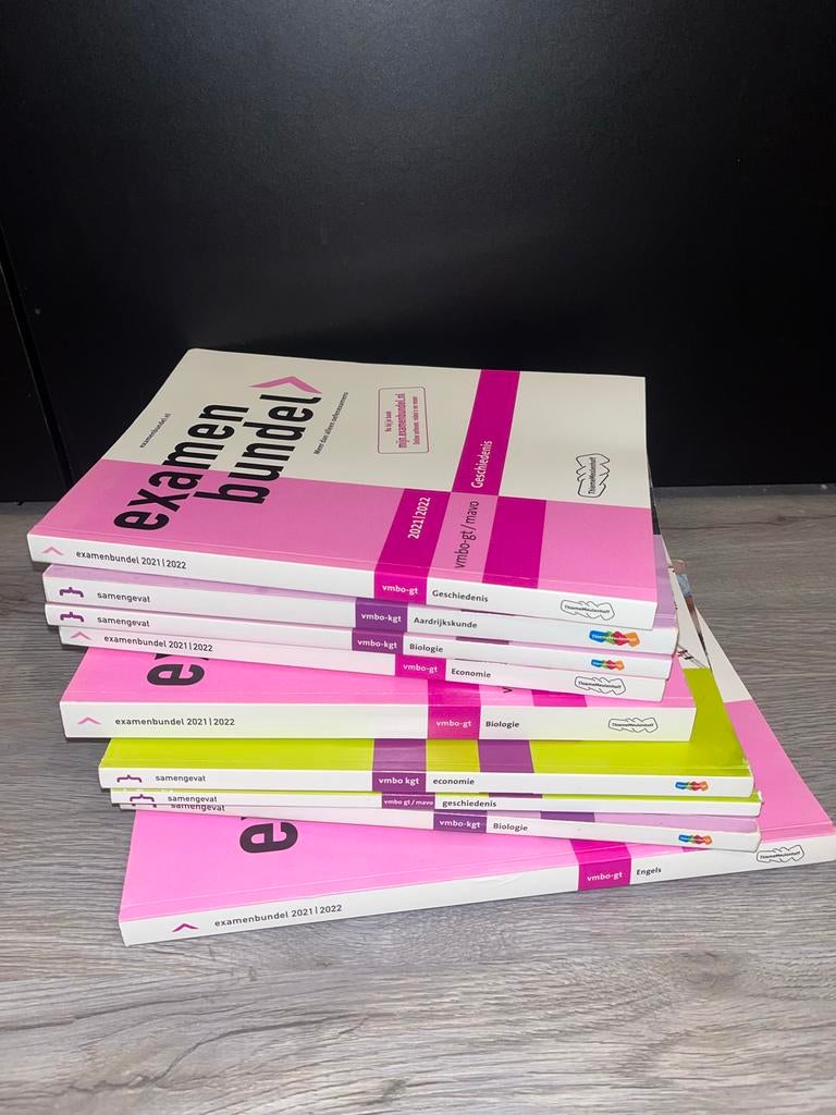 Examen bundels & samenvatting, Ophalen of Verzenden, Beta, Zo goed als nieuw, MBO