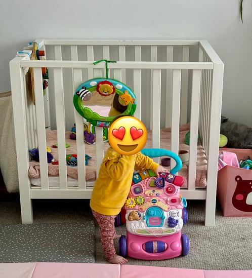 Box wit met box matras en hoeslaken, Kinderen en Baby's, Boxen, Gebruikt, Ophalen