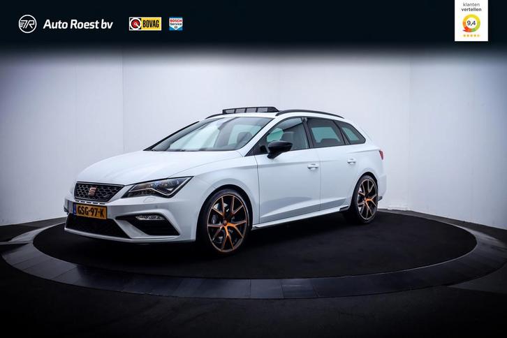 SEAT León ST 2.0T 300Pk 4DRIVE CUPRA PANO | LEDER | DCC | V, Auto's, Seat, Bedrijf, Te koop, Leon, 4x4, ABS, Achteruitrijcamera