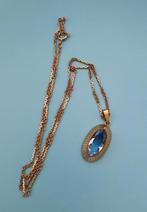 Vintage hanger en ketting Amerik K&L en Avon, Overige materialen, Verzenden, Zo goed als nieuw, Met edelsteen