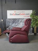 Staopstoel Himolla Cumulus Bordeauxrood Leder, Huis en Inrichting, Fauteuils, Minder dan 50 cm, Gebruikt, Minder dan 75 cm, Leer