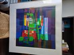 Ton Schulten. Schilderij; aan het meer, Antiek en Kunst, Kunst | Schilderijen | Abstract, Ophalen