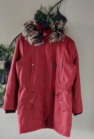 ONLY Parka Winterjas rood L🙂 beschikbaar voor biedingen