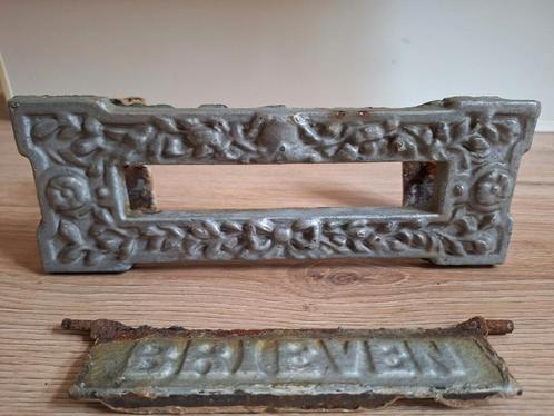 Oud brievenbus frame - gietijzer, Antiek en Kunst, Curiosa en Brocante, Ophalen of Verzenden