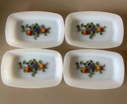 Glazen Arcopal schaaltjes, Antiek en Kunst, Antiek | Schalen, Ophalen of Verzenden