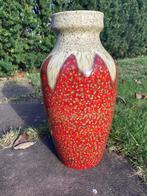 Retro Uebelacker West Germany Vaas 1159 - 45cm, Ophalen of Verzenden, Gebruikt, Rood