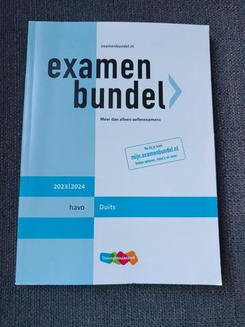 Examenbundel Duits HAVO 2023-2024 beschikbaar voor biedingen
