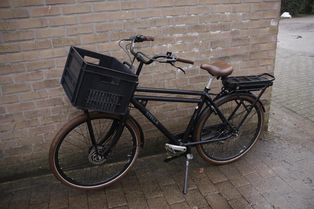 Stella electrische transportfiets, Fietsen en Brommers, Elektrische fietsen, Gebruikt, 51 tot 55 cm, 50 km per accu of meer, Ophalen