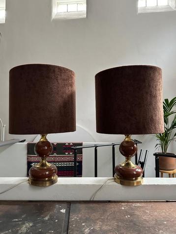 Set vintage design tafellampen/schemerlamp Hollywood Regency beschikbaar voor biedingen