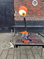 Retro 1970s Space Age Desk Lamp – Orange & Chrome Targetti S, Ophalen of Verzenden, Huis en Inrichting