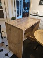 Houten bartafel met bank en stoelen, Huis en Inrichting, Complete inboedels, Ophalen of Verzenden