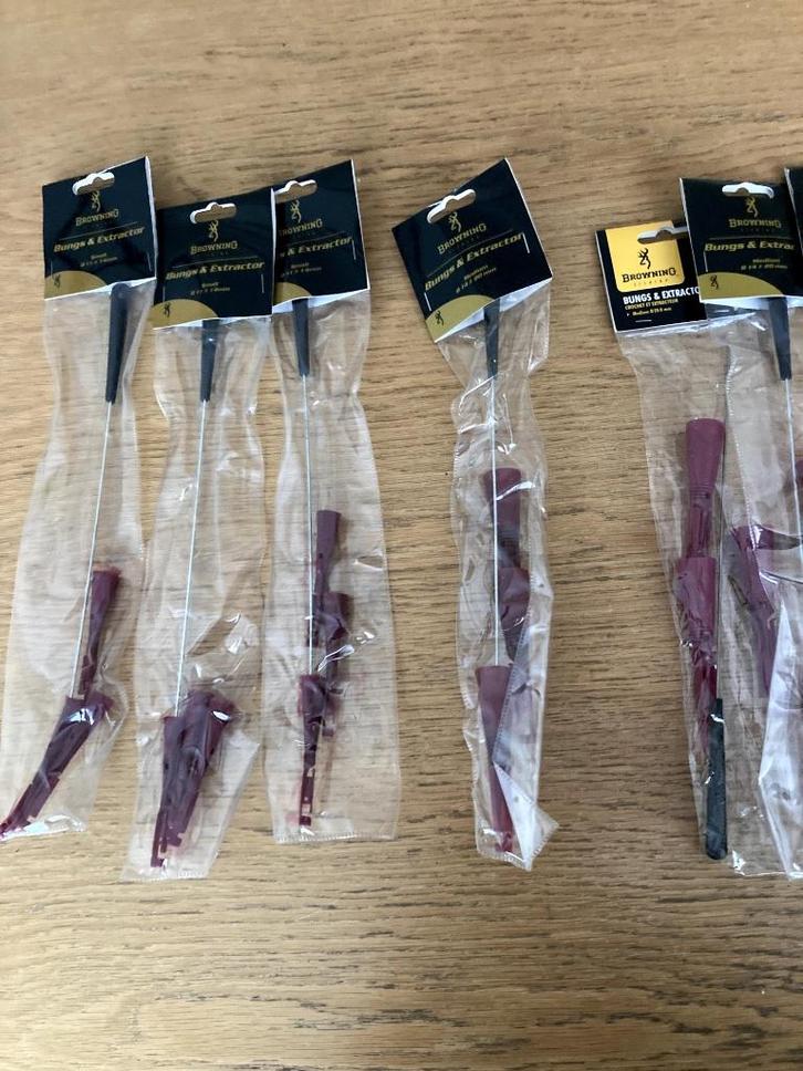 Te Koop 9 pakjes BROWNING BUNGS & EXTRACTOR, Watersport en Boten, Hengelsport | Witvissen, Nieuw, Overige typen, Ophalen of Verzenden