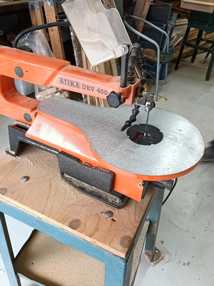 Figuurzaagmachine op Standaard, Doe-het-zelf en Verbouw, Gereedschap | Zaagmachines, Gebruikt, Figuurzaag, Minder dan 600 watt