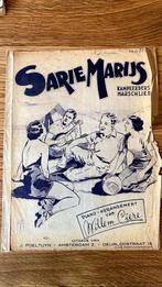 Sarie Marijs kampeerders marschlied bladmuziek Willen Ciere, Ophalen of Verzenden, Gebruikt, Artiest of Componist, Klassiek