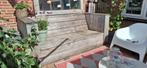 super leuke tuinbank steigerhout, Tuin en Terras, Tuinbanken, Ophalen, Gebruikt, Hout