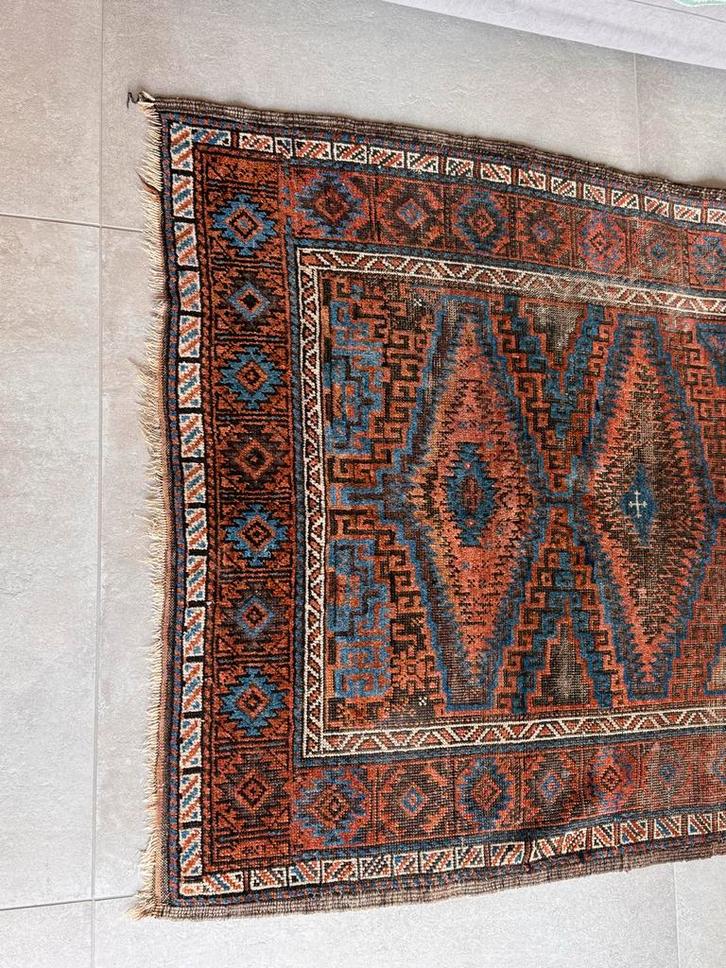 Antiek Perzisch Tapijt - Handgeknoopt, Antiek en Kunst, Antiek | Kleden en Textiel, Ophalen of Verzenden