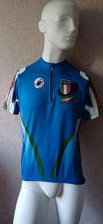 Vintage Castelli italia Wielren fiets shirt L Origineel, Fietsen en Brommers, Fietsaccessoires | Fietskleding, Verzenden, Zo goed als nieuw