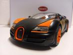 Bugatti Veyron Grand Sport Vitesse zwart Rastar 1:18 KRD, Hobby en Vrije tijd, Modelauto's | 1:18, Ophalen of Verzenden, Zo goed als nieuw