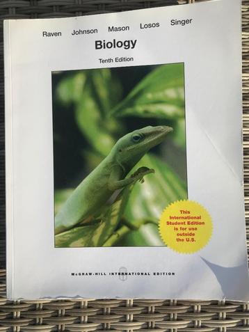 STUDIEBOEK - BIOLOGY(Tenth Edition) - Mc Graw Hill Education beschikbaar voor biedingen