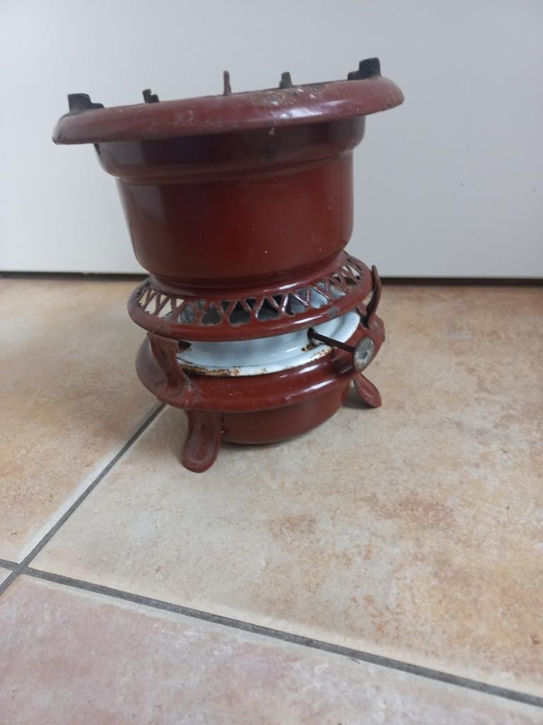 Emaille petroleum stel, Antiek en Kunst, Antiek | Emaille, Ophalen of Verzenden