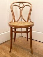 Zeldzame No.19 Thonet ‘Engelen’ bentwoodstoel (1880), Ophalen, Riet of Rotan, Gebruikt, Bruin