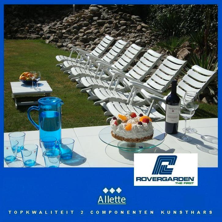 ROVERGARDEN tuinstoelen vergel. Kettler Tiffany Allibert, Tuin en Terras, Tuinstoelen, Zo goed als nieuw, Kunststof, Inklapbaar