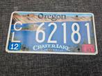 Kentekenplaat Oregon USA Nummerplaat nummerbord License plat, Ophalen of Verzenden, Zo goed als nieuw, Auto's