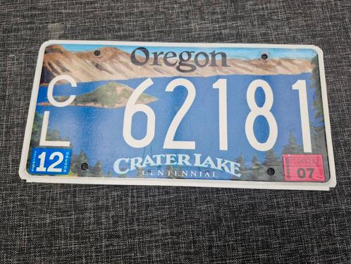 Kentekenplaat Oregon USA Nummerplaat nummerbord License plat, Verzamelen, Automerken, Motoren en Formule 1, Zo goed als nieuw