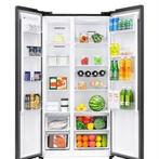 Hanseatic HSBS17590BBI Amerikaanse koelkast, Witgoed en Apparatuur, Koelkasten en IJskasten, 200 liter of meer, 60 cm of meer