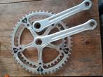 Campagnolo super record panto crankset, Fietsen en Brommers, Fietsonderdelen, Crankstel of Pedalen, Gebruikt, Campagnolo, Racefiets