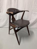 Set van 4 A.W.A. - Louis van Teeffelen Koehoorn stoelen, 60s, Ophalen, Gebruikt, Hout, Vier