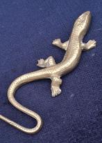 Hagedis. Messing. 14 cm., Ophalen, Zo goed als nieuw, Reptiel of Amfibie, Beeldje of Figuurtje