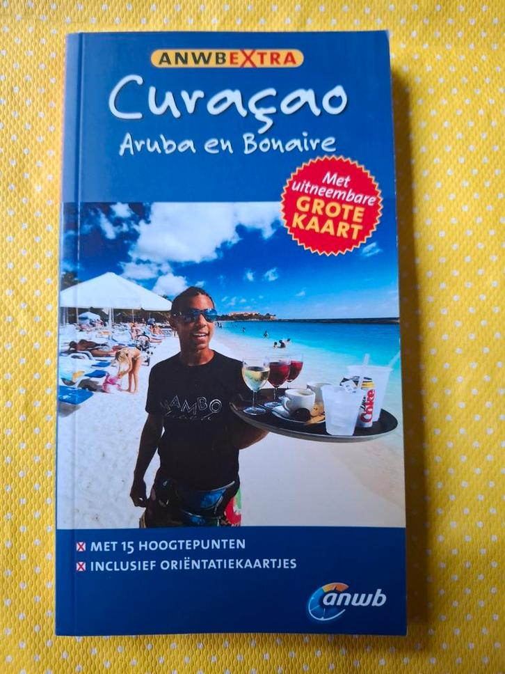 ANWB reisgids Curacao, Aruba en Bonaire + kaart, Boeken, Reisgidsen, Gelezen, Reisgids of -boek, Midden-Amerika, ANWB, Ophalen of Verzenden