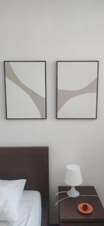 Set van 2 Wanddecoraties van Linnenmix, Ophalen, Zo goed als nieuw