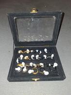 Diverse ringen collectie in doos, Ophalen of Verzenden, Zo goed als nieuw, IJzer of Staal, Dame of Heer