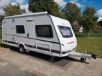 Dethleffs C'Go 495 QSK incl mover, luifel en voortent, Caravans en Kamperen, Caravans, Treinzit, Particulier, Dwars-stapelbed