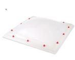 Polycarbonaat lichtkoepel dubbelwandig 600x600mm nieuw, Ophalen, Overige materialen, Minder dan 75 cm, Overige typen