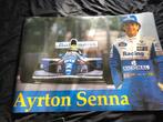 Poster van Ayrton Senna, Verzamelen, Ophalen of Verzenden, Zo goed als nieuw, Auto's