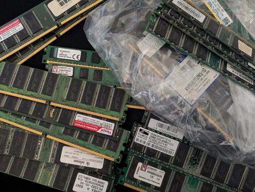 Partij RAM geheugen – SDRAM / DDR1 / DDR2 / DDR3 – vanaf €, Computers en Software, RAM geheugen, Zo goed als nieuw, Desktop, DDR3