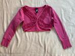 Roze bolero, Mim-Pi, maat 128, Gebruikt, Meisje, Trui of Vest, Ophalen of Verzenden