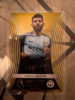 Sergio Agüero Panini History Maker & Signature kaart, Ophalen of Verzenden, Zo goed als nieuw, Buitenlandse clubs, Spelerskaart