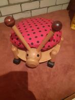 houten lieveheersbeestje op wieltjes, Ophalen, Nieuw, Rij- of Hobbelspeelgoed