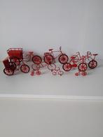 vintage mini rode metalen fietsjes, Ophalen of Verzenden